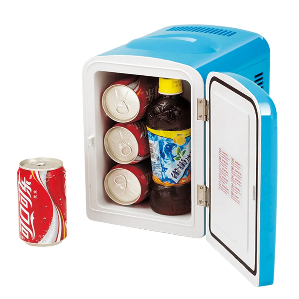 Dc12v/24v Mini Portable Car Refrigerator 4 Liters Camping Freezer