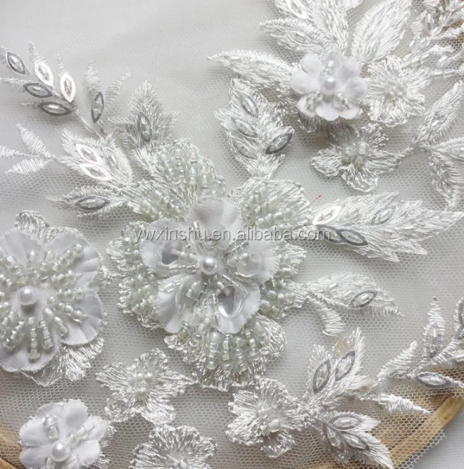 Termurah 3d Embroidery Lace  Flower Renda  Bordir  Motif 