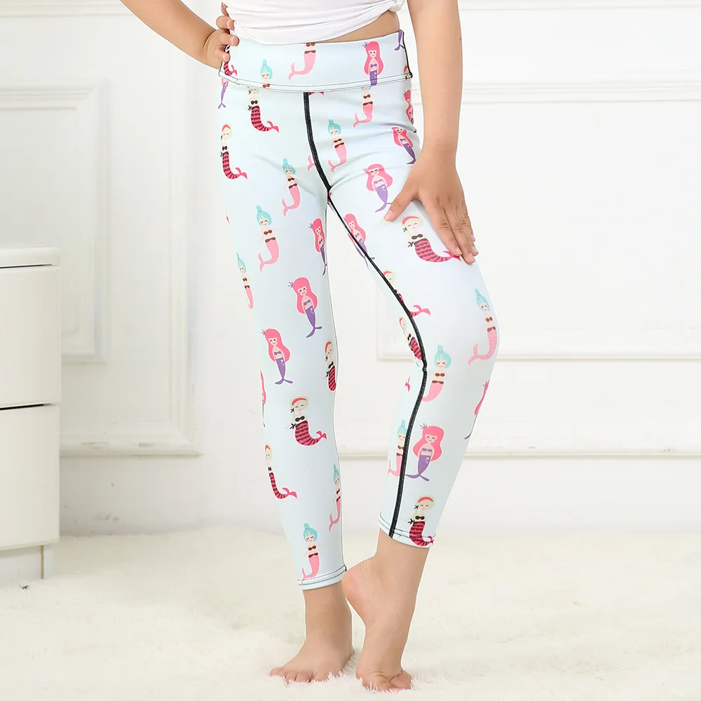 

New children' cartoon quick-drying breathable yoga pants, Pic color