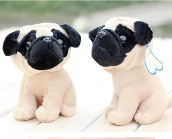 Pug Anjing Hitam Pug Anjing Mewah Mainan Pug Anjing Mewah Hitam
