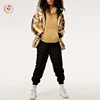 Winter Wear Yellow Shine Down Jacket Nylon Suface Windproof Puffer Jacket