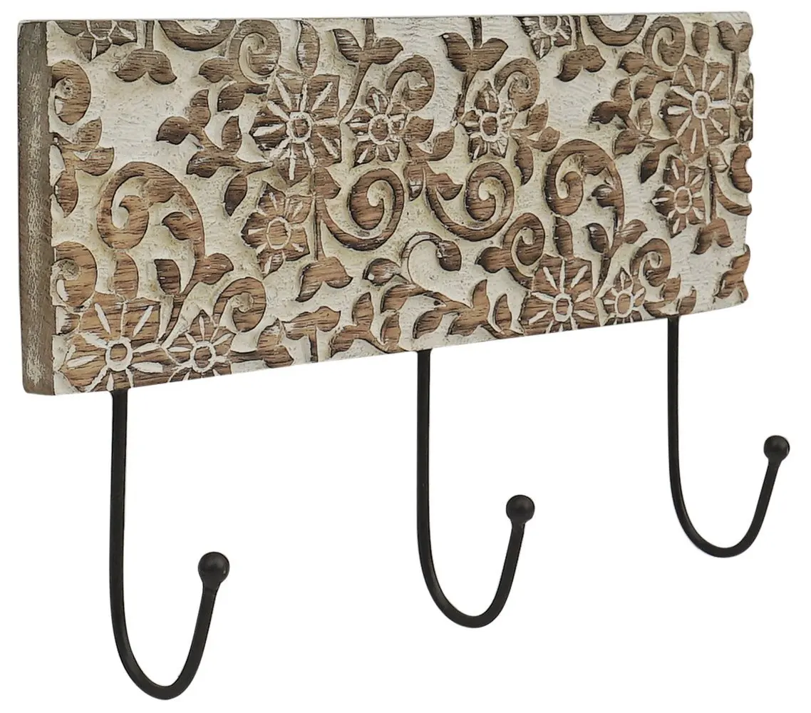 ANTIQUE 3 Pack Hooks SALE –12 Inches Wall Mounted Metal Heavy Duty Hook for Hanging Keys , Coat - Shabby Chic WALL DECOR for Christmas Decorations / Home / Living Room by SouvNear