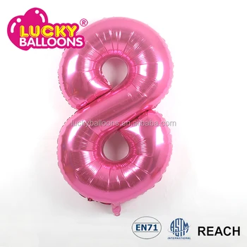jumbo foil number balloons