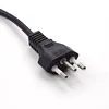 Brazilian 10A 250V Plug Cable PVC/Rubber insulated wire cable C13 connector gold bonding wire