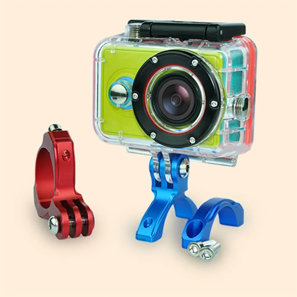 Bici Bicicleta Ciclo manillar montaje abrazadera de barra de aluminio para Gopro Hero 8 7 6 5 4 3