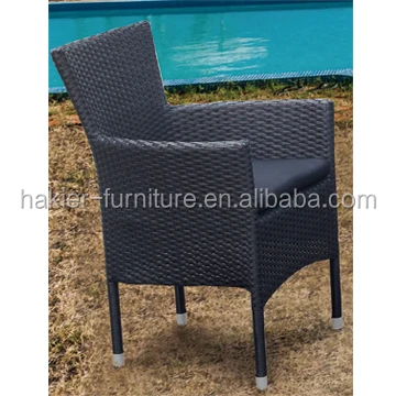 
4 piece all steel cheap KD (knockdown) rattan garden furniture sale outside sofa wicker couch 