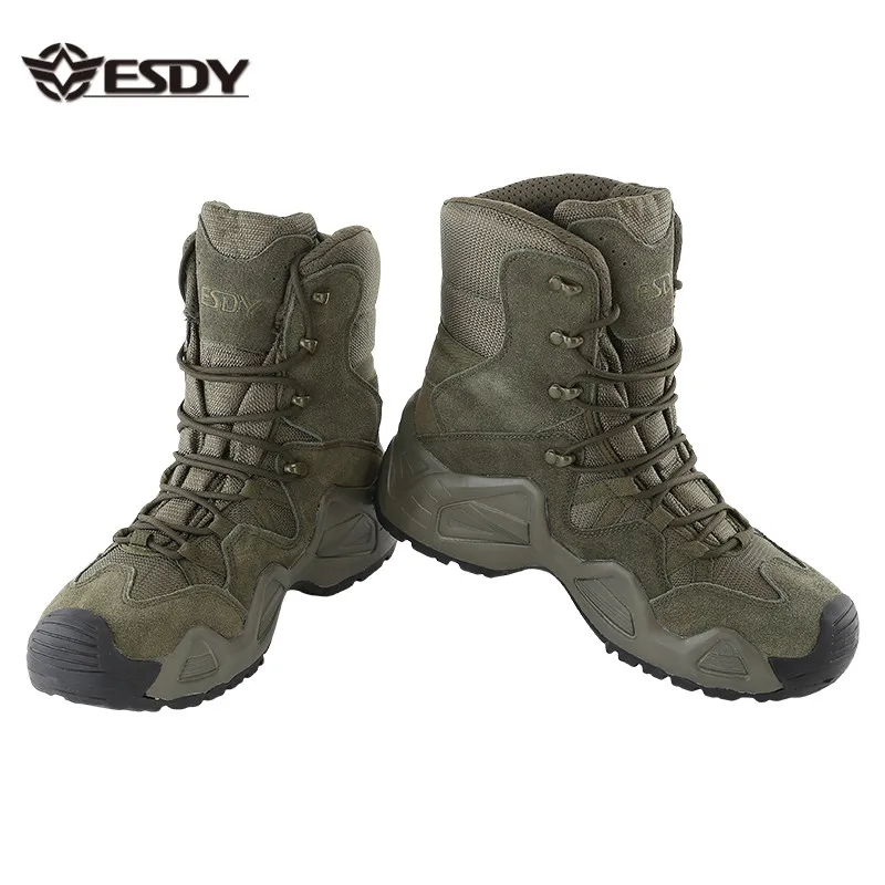 

ESDY 3Colors Tactical Outdoor Waterproof Breathable Hiking shoes Walking shoes Military Boots, Black