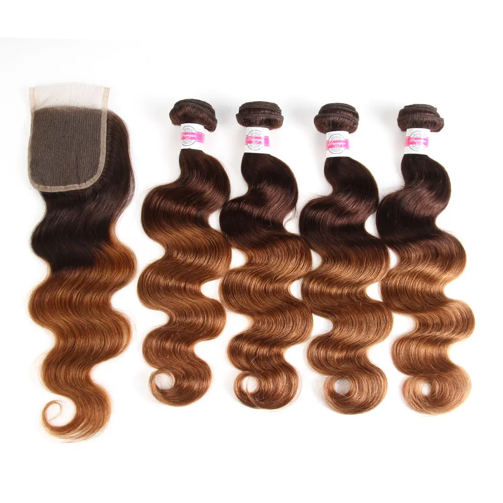 

8A Blonde Weave 4 30 Body Wave Cheap two Tone Ombre Brazilian Hair Ombre Human Hair