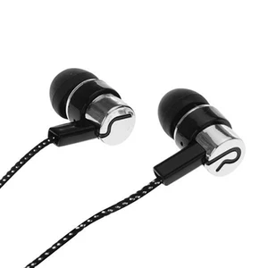 Cheap Price 3.5mm In-Ear Earbud Wired Stereo Braided Cord Earphone Headset With Micr for iPhone Samsung