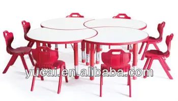 circle kids table