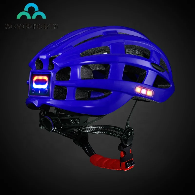 

ZOYOSPORT Wholesale Ultralight Intergrally-molded Rainproof LED Mountain MTB Bike Bicycle Cycling Helmet Flashing Light Helmet, Red/black/yellow/blue/white