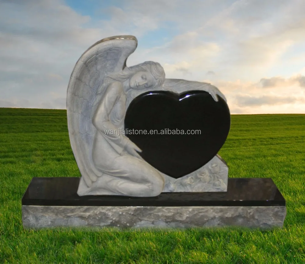
Natural Granite Material Angel Design Tombstone, Angel Sculpture Monuments 