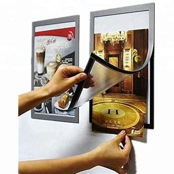 frame magnetic adhesive a4 self pack poster larger