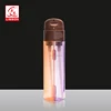 double colour airless pump bottle 8oz frosted with double color for skin care usage