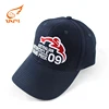 Custom Traditional Oriental Beauty Embroidered Logo Blue Flower Pattern Painting Adult Unisex Baseball Caps