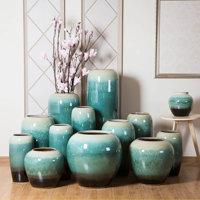 2018 China Home Decor Wholesale Ceramic Floor Vase For Interior