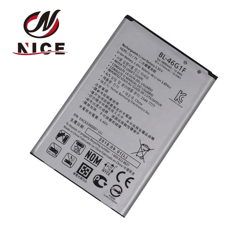 

High quality factory price BL-46G1F 2800mah Replacement Battery For LG K10 K20 K425 K428 K430H 2017 Version