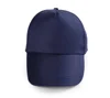 Wholesale and promotion custom logo printed/embroidered pattern deep blue flexfit linen baseball cap