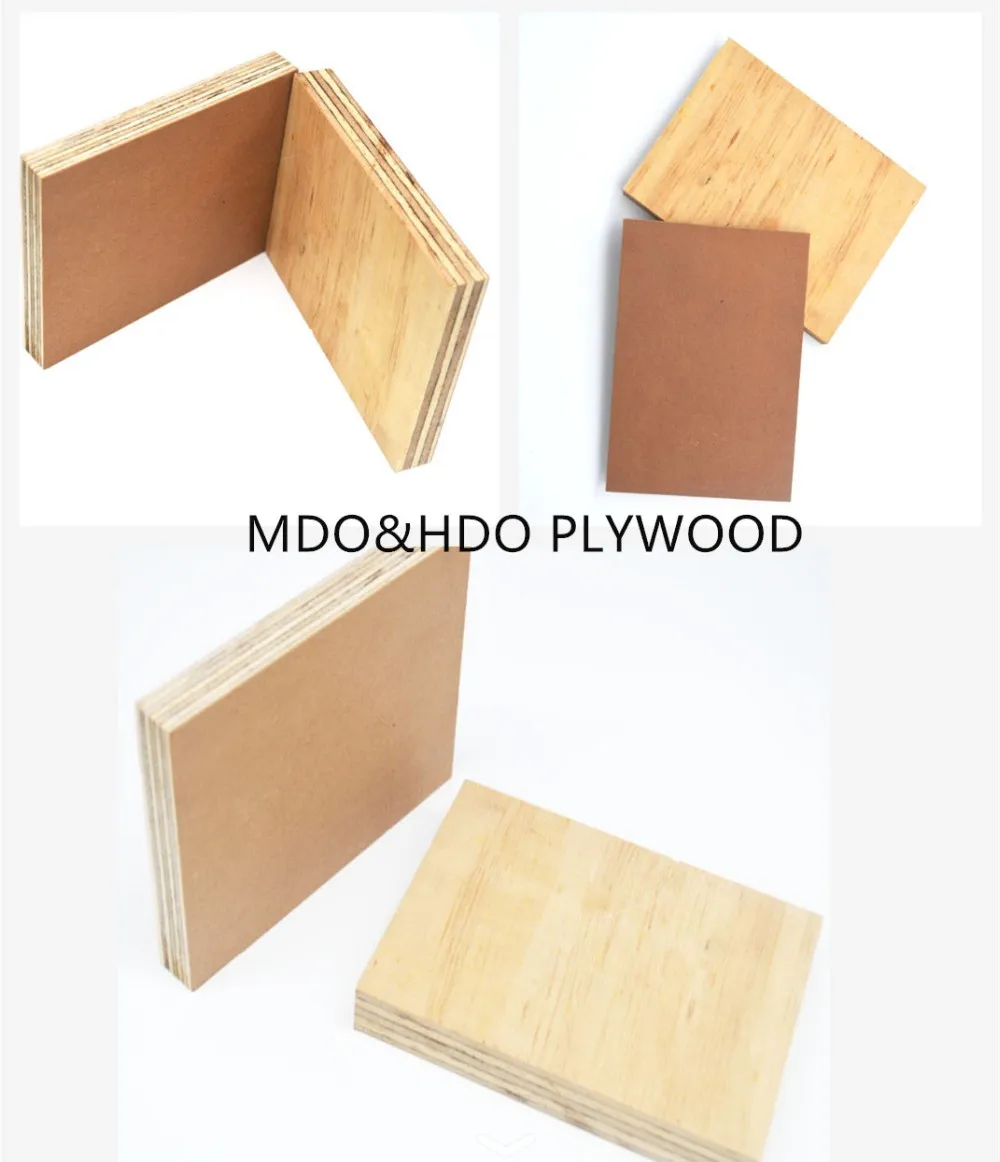 Leonking 4x8 1/2'' Hdo Mdo Plywood Poplar Core Weight Custom Size With