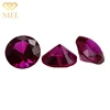 Sale 5# 4mm Round Brilliant Cut Synthetic Red Corundum Lab Ruby Synthetic Ruby