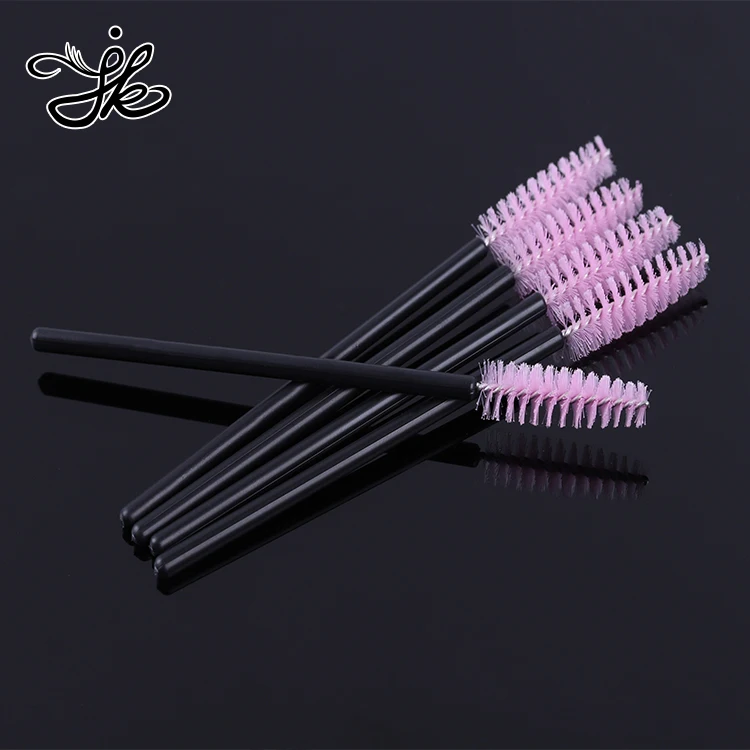 

Portable Disposable Mascara Wands Eyelash Brushes For Lash Extension, Pink, white, black, yellow, bule and grey