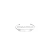 Stainless Steel Charm Blank Bar Open Cuff Bangles Bracelets Rectangle Silver Tone Blank Stamping Tags