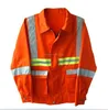 EN11612 hi vis two pieces cotton best quality safety flame resistant firefighting protective suit jackets and pants