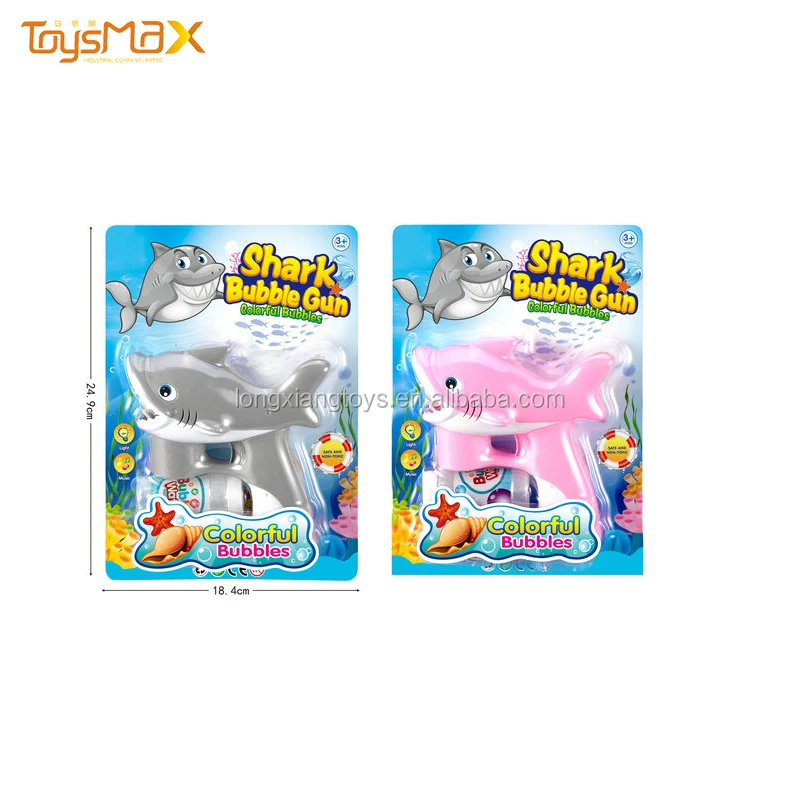 Baby Outdoor Bubble Water Gun Toy  Shark Bubble Gun Toys   Electronic Machine With Music