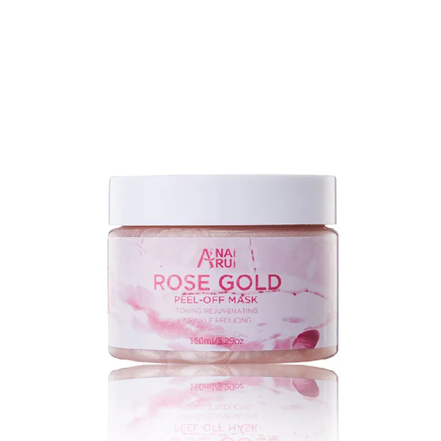 

Anti Wrinkle Peel Off Rose Petal Gold Face Mask Rose Essence Flower Facial Mask Chinese Wholesale, Pink