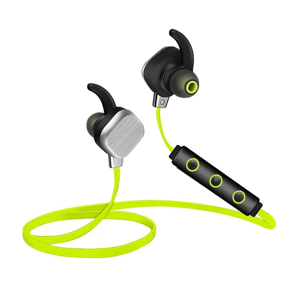 

Universal wireless bluetooth earphone ,in ear headphone with Microphone and voice control, Green