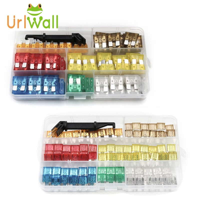 Urlwall Car Vehicle Blade Fuses 530a Blade Fuse Mini + Middle Size