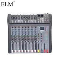 

8 channels effect sound mixer dj console professional sound mixer usb bluetooth audio mixer