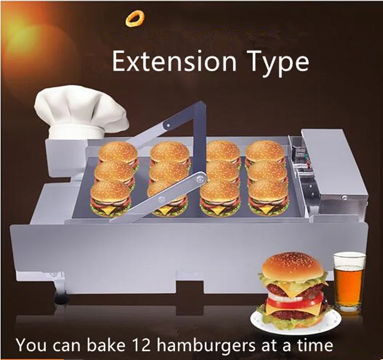 Fast Food Restaurant Kitchen Using Hamburger Burger Grill Machine Buy