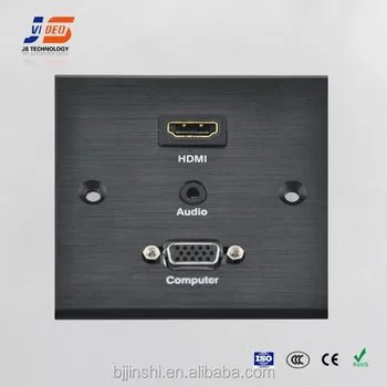 Js Wp123 金属86 型hdmi 音频线 Vga 铝双cat6 面对壁板 Buy 金属hdmi 面板 86 型拉丝壁板 墙板双cat6 Product On Alibaba Com