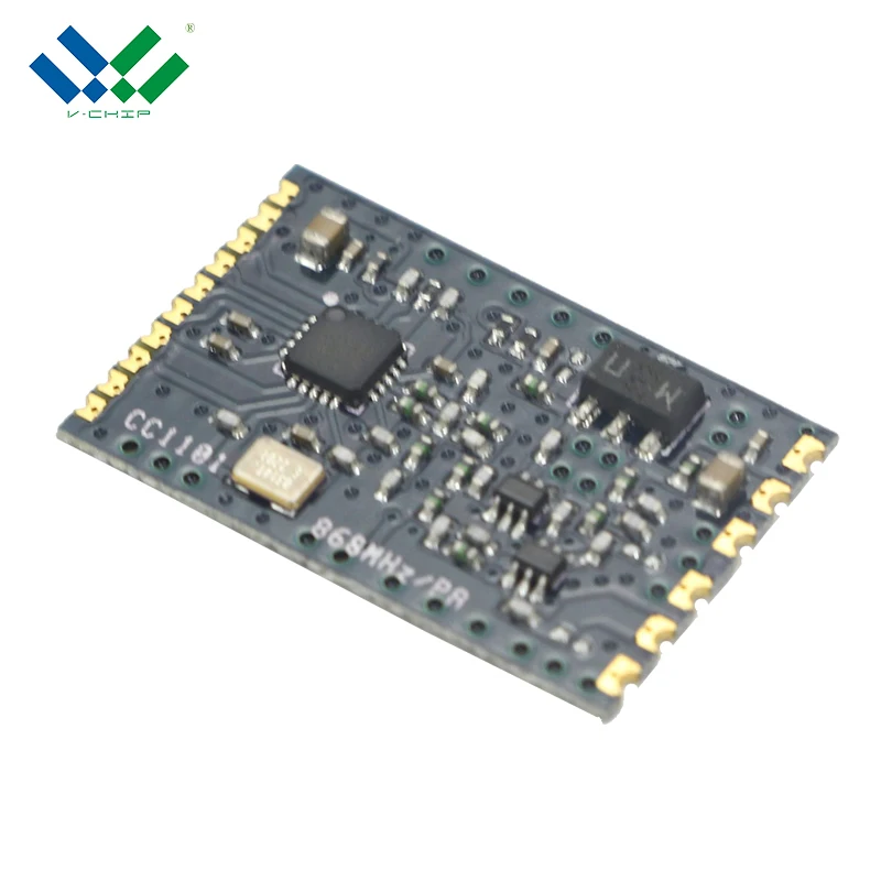 
High Power 1KM 20dbm CC1101 PA Digital FSK TX RX 433MHz 868MHz Module for Remote Control 