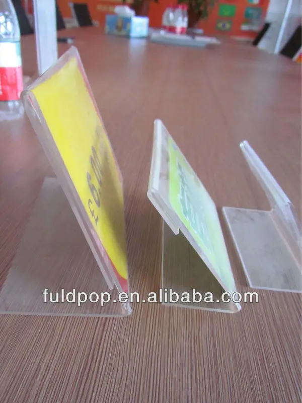 Acrylic Shelf Talker Buy Data Holder,Acrylic Table Talker,Supermarket
