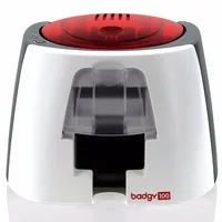 

Evolis Badgy100 Single sided staff ID badges Plastic ID card printer