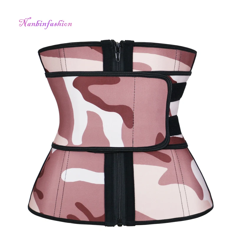 

Wholesale 9 Steel Bones Latex Waist Trainer Private Label, Golden