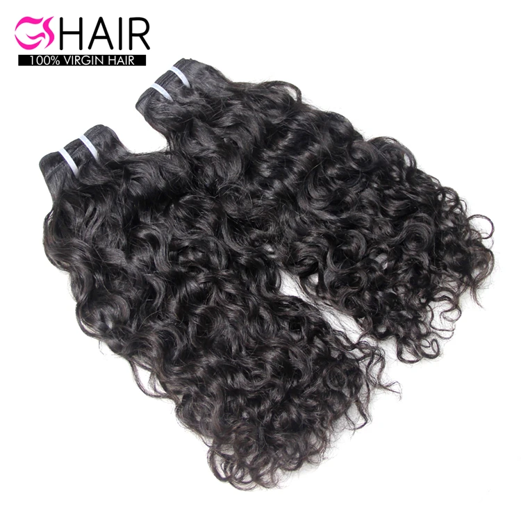 

Wholesale Natural Water Wave 3 Bundles Virgin Malaysian Cuticle Aligned Hair, Unprocessed Wave Wet And Wavy, Natural color 1b to #2