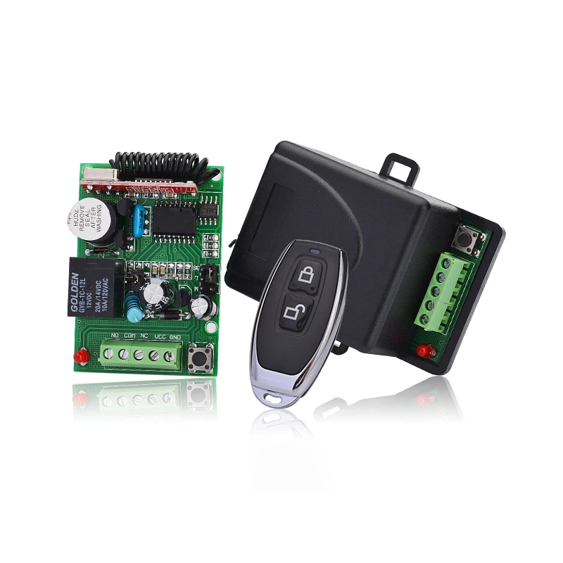 

Wholesale Home Automation Wireless Magnetic Lock Control 1 Channel RF 433.92mhz Transmitter And Receiver YET401PC