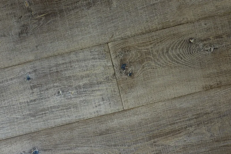 
Saw Mark Wire Brushed Antique Color Engineered Oak Wood Flooring 