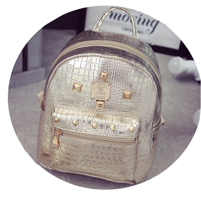 Korean Pu Bag For Girl Beautiful Waterproof Bag Backpack Mini Women