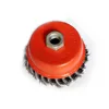 twisted knot wire cup brush grinding wheel