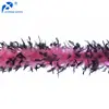China Supplier Wholesale Colorful Turkey Feather Boa Scarf