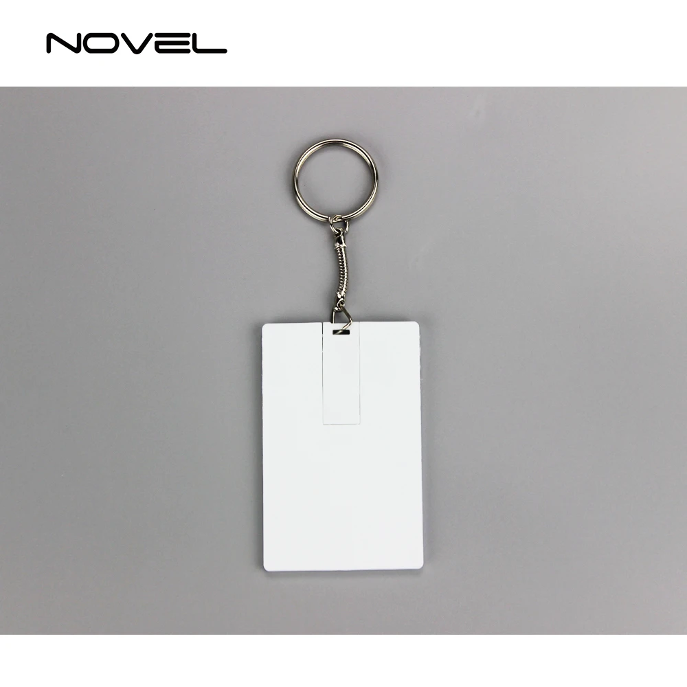 Sublimation Blank White USB Flash Drive Without chip Square Keychain