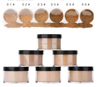 

OEM/private label makeup loose powder smooth silky mineral waterproof brighten setting powder 6 colors Face powder foundation