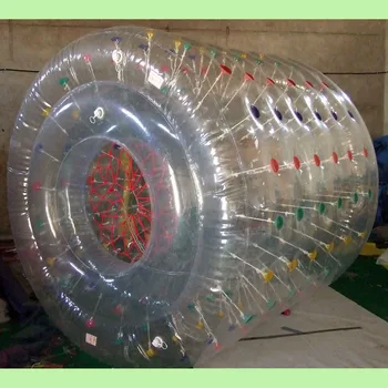 giant inflatable hamster wheel