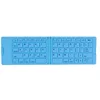 Custom LOGO Color Wireless Spanish Portable Mini Silicone rubber keyboard for tablet pc