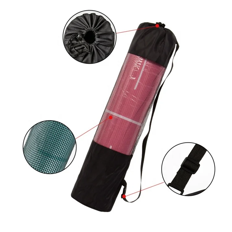 

High Quality durable waterproof yoga mat bag,eco friendly yoga carry bag, Black