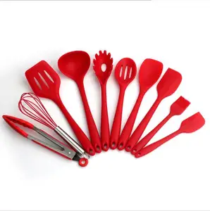 Image of Nonstick Kitchen Utensils Cookware Set with Spatula - Best Kitchen Gadgets Kitchen Tool Set
